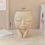 BlushBloom Deko-Blumentopf im Gesicht-Design | Modern & Einzigartig | Für Pflanzen & Deko-Liebhaber