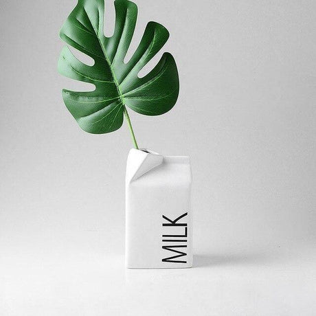 CreamFlow Deko-Keramikvase | Milchige Eleganz | Dekoration für Zuhause