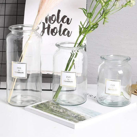 EleganceVase Graue Tischvase | Minimalistisches Design | Dekoration für Zuhause und Büro