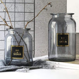 EleganceVase Graue Tischvase | Minimalistisches Design | Dekoration für Zuhause und Büro