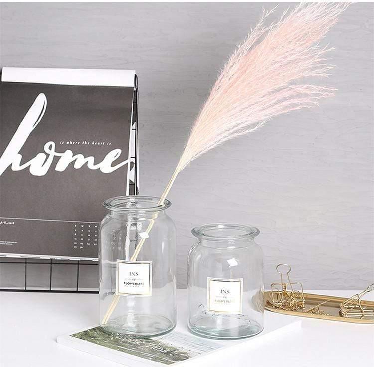 EleganceVase Graue Tischvase | Minimalistisches Design | Dekoration für Zuhause und Büro