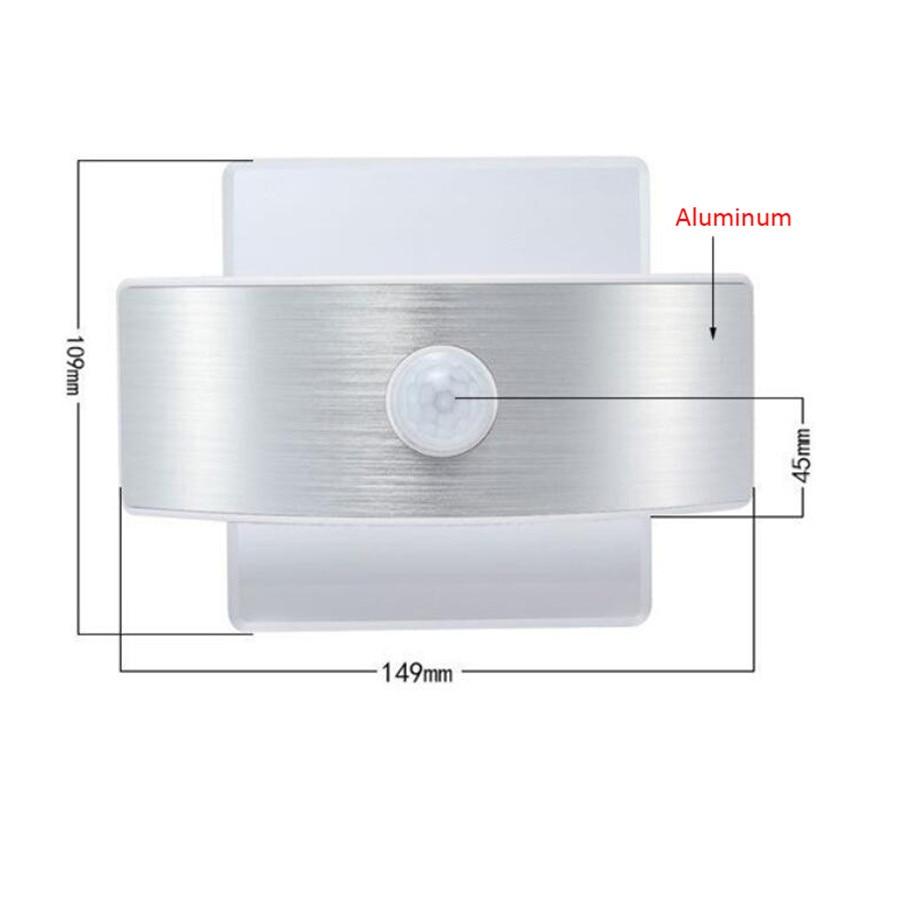LumaSense Bewegungsmelder Wandlampe | LED Beleuchtung | Wiederaufladbar & Batteriebetrieben | Modernes Design