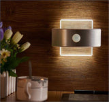 LumaSense Bewegungsmelder Wandlampe | LED Beleuchtung | Wiederaufladbar & Batteriebetrieben | Modernes Design