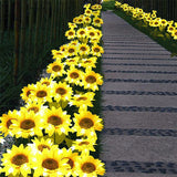 SunnyBloom LED Sonnenblumen Gartenleuchte | Solarbetrieben | Dekorative Außenbeleuchtung | Wetterfest für Garten und Terrasse