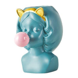 BubbleBloom Deko-Pflanzgefäß | Verspielte Büste mit Stil