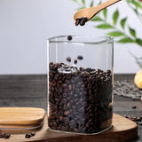 BambooFresh Glasbehälter mit Bambusdeckel | Nachhaltige Lebensmittelaufbewahrung | In 3 Größen erhältlich