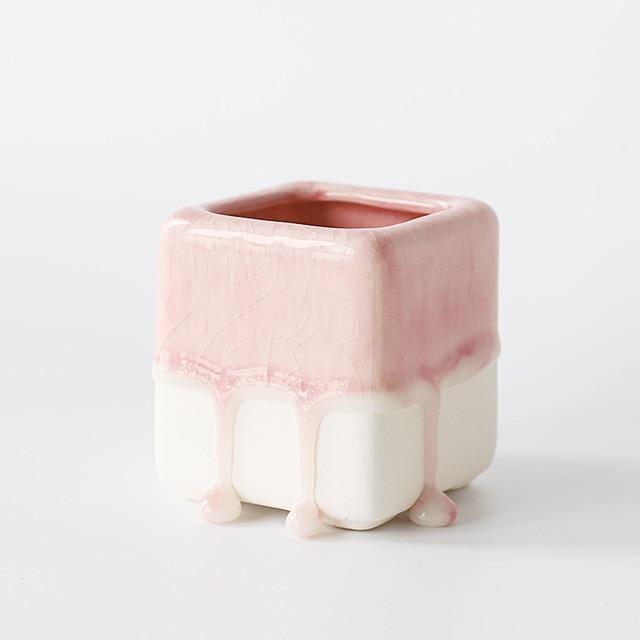 Driplette Marshmallow-Tropf-Pflanzgefäße | Moderne Designs | Bunte Pflanzgefäße für Zuhause