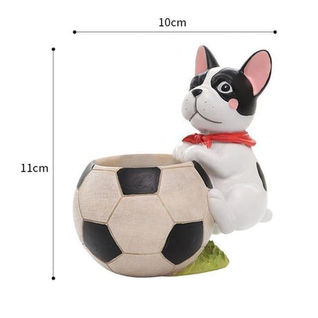 PawPot Aktiv Hund Pflanztopf | Stilvolles Deko-Accessoire | Perfekt für Sukkulenten