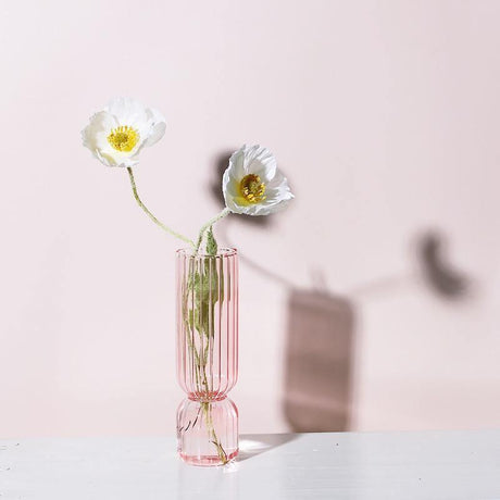 GlassFlip Bunte Glasvase im Inverted-Design | Dekorativ | Modernes Kunstobjekt | Farbenfrohe Eleganz für Zuhause