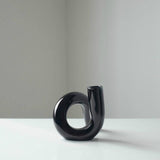 LoopSphere Hydroponik Vase im Kreisdesign | Modernes Pflanzgefäß | Minimalistische Dekoration | Für Zuhause oder Büro