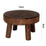 EcoPlanter Holz Pflanzenständer | Erhöhter Blumentopfhalter | Minimalistisches Design | Perfekt für Wohnzimmer