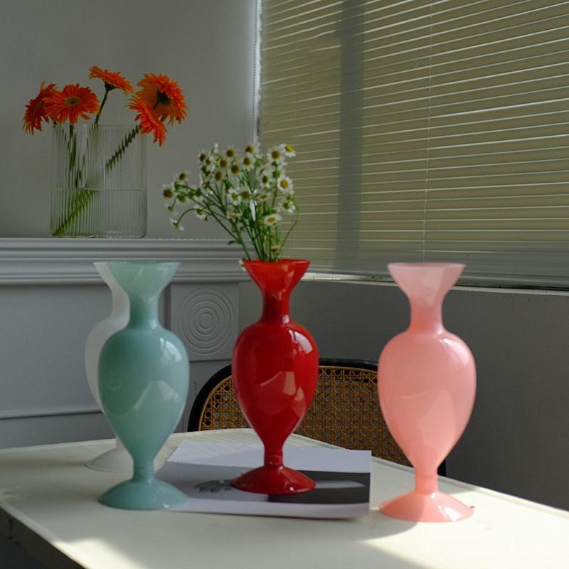VaseElegance Joan Glasvase | Modernes Design | Dekorative Form | Perfekt für Blumen und Dekoration