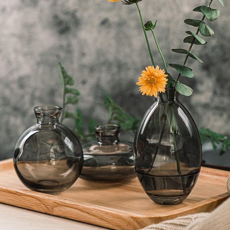 TrioVase Glasvasen Set | Stilvolles Design | Perfekte Dekoration | In verschiedenen Farben erhältlich