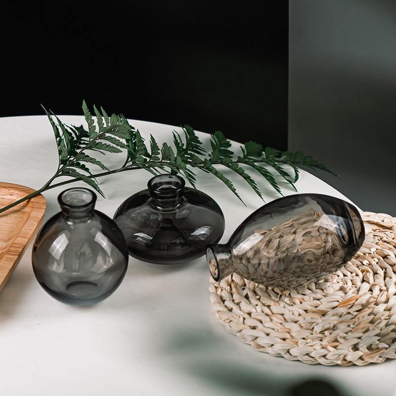 TrioVase Glasvasen Set | Stilvolles Design | Perfekte Dekoration | In verschiedenen Farben erhältlich