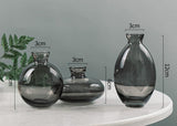 TrioVase Glasvasen Set | Stilvolles Design | Perfekte Dekoration | In verschiedenen Farben erhältlich