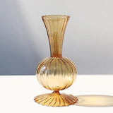 BloomCrest Retro-Blumenvase im Vintage-Stil | Dekorative Vase | Perfekt für Blumenarrangements | Eleganz für Zuhause