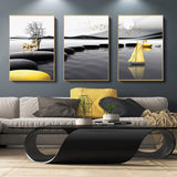 VistaArt Modernes Landschaftsleinwandposter | Wandkunst in Premium-Qualität | Dekoration für Wohnzimmer & Büro