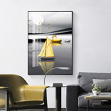 VistaArt Modernes Landschaftsleinwandposter | Wandkunst in Premium-Qualität | Dekoration für Wohnzimmer & Büro