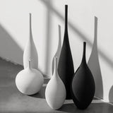 Eleganza Slim Vasen-Set | Schlanke Keramikvasen | Minimalistisches Design | Stilvolle Wohn-Deko