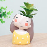 PlantJoy Keramik-Pflanztopf | Fröhliches Design | Handbemalt | Perfekt für Zimmerpflanzen