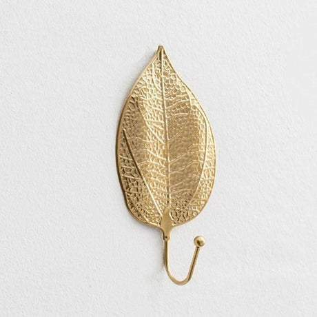 LeafLuxe Metall Wandhaken im Blätterdesign | Elegantes & Funktionales Dekor | In Gold & Blau erhältlich