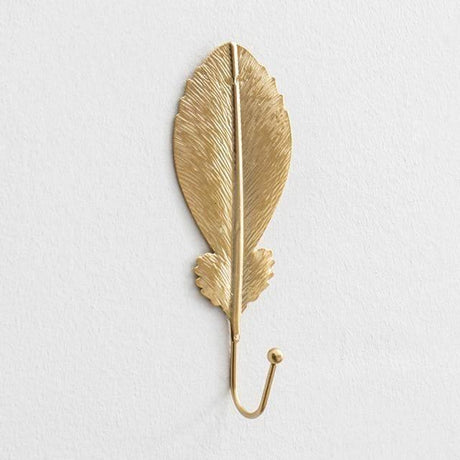 LeafLuxe Metall Wandhaken im Blätterdesign | Elegantes & Funktionales Dekor | In Gold & Blau erhältlich