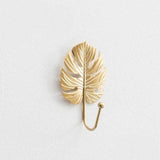 LeafLuxe Metall Wandhaken im Blätterdesign | Elegantes & Funktionales Dekor | In Gold & Blau erhältlich