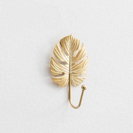 LeafLuxe Metall Wandhaken im Blätterdesign | Elegantes & Funktionales Dekor | In Gold & Blau erhältlich