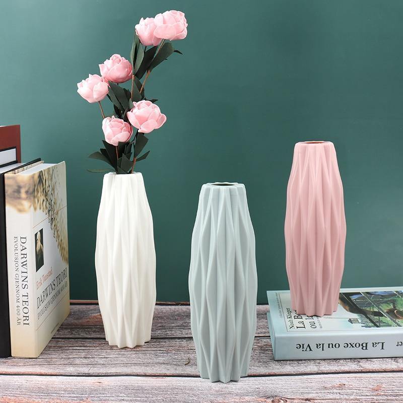 FormaSlim Geometrische Blumenvase | Schmale Vase | Modernes Design | Dekoration für Zuhause & Büro