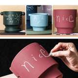 CreatiPot DIY Keramik Pflanzgefäße | Handbemalbare Töpfe für Kreative | In Verschiedenen Farben & Größen