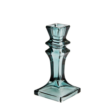 GlowArt Vintage Glas Kerzenständer | Eleganter Spitzkerzenhalter | Dekoration für Zuhause | Zeitloses Design