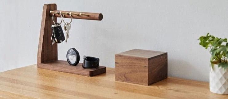 KeyBranch Schlüsselhalter Ständer | Mehrzweck Schlüssel Organizer | Modernes Design für Flur & Büro