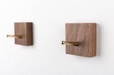 Hookaro Messing Wandhaken | Modernes Design | Elegante Aufbewahrung für Flur, Bad & Küche