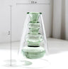 Groova Moderne Glasvasen | Einzigartiges Design | Farbenfrohe Dekoration für Zuhause & Büro