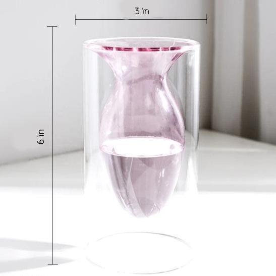 Groova Moderne Glasvasen | Einzigartiges Design | Farbenfrohe Dekoration für Zuhause & Büro
