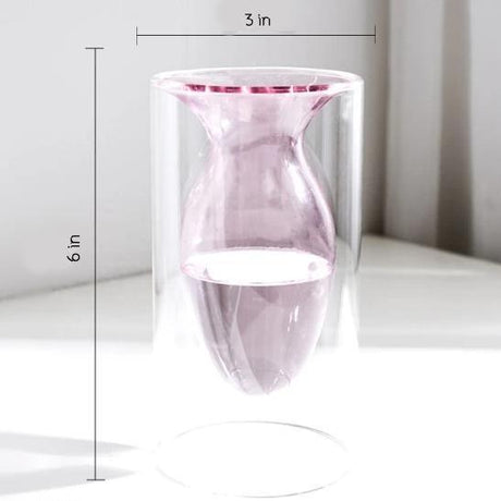 Groova Moderne Glasvasen | Einzigartiges Design | Farbenfrohe Dekoration für Zuhause & Büro