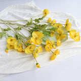 BloomCharm Künstliche Blumen Deko | Realistische Mohnblumen | Verschiedene Farben & Größen