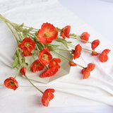 BloomCharm Künstliche Blumen Deko | Realistische Mohnblumen | Verschiedene Farben & Größen