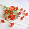 BloomCharm Künstliche Blumen Deko | Realistische Mohnblumen | Verschiedene Farben & Größen