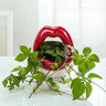 KissBloom Lippen-Keramik Blumentopf | Einzigartiges Design | Für Pflanzen & Deko | In Rot, Rosa & Lila