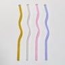 GlassLuxe Twist Glasstrohhalm Set | Bunte Trinkhalme | Nachhaltig & Wiederverwendbar | Für Cocktails & Smoothies