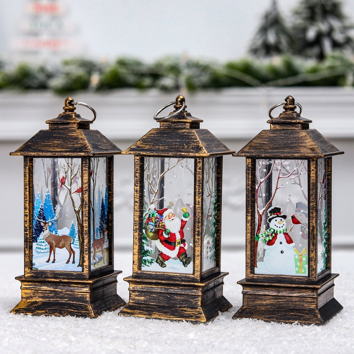 FrostLume Weihnachtslaterne | LED Schneemann Deko | Festliche Stimmung | Perfekt für Weihnachten