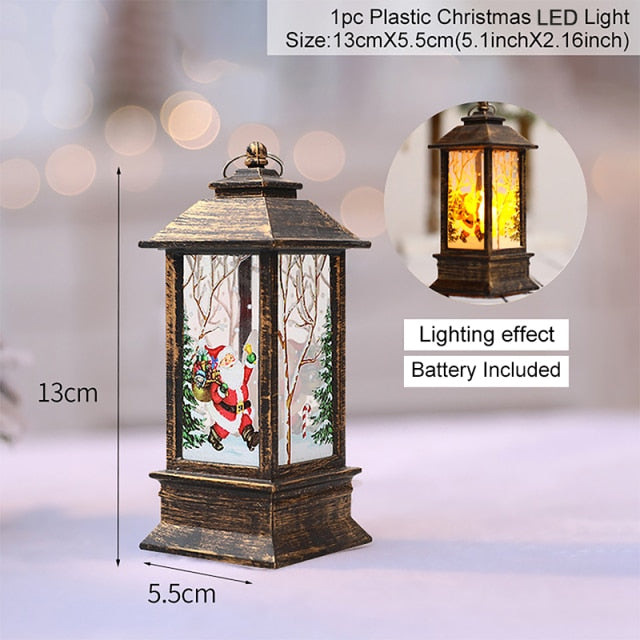 FrostLume Weihnachtslaterne | LED Schneemann Deko | Festliche Stimmung | Perfekt für Weihnachten