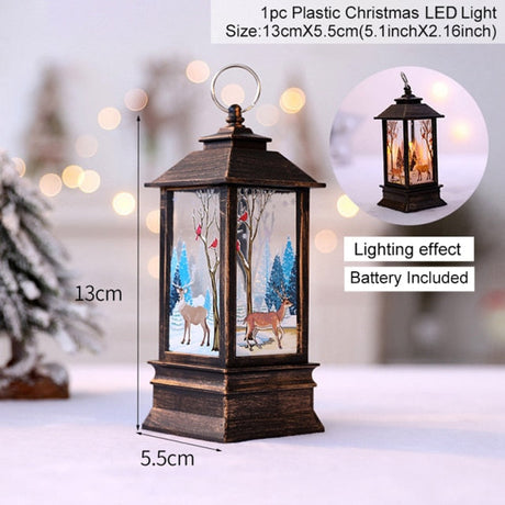FrostLume Weihnachtslaterne | LED Schneemann Deko | Festliche Stimmung | Perfekt für Weihnachten