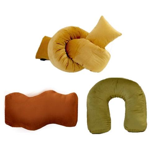 Velvona Retro Design Kissen | Weicher Samtbezug | Dekokissen für Wohnzimmer & Schlafzimmer | In Verschiedenen Formen