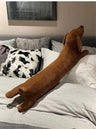 DoxiPlush Dackel Hundekissen | Weiches Kuschelkissen | Niedliches Dekokissen für Zuhause