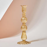 GlowCharm Pastellglas Kerzenhalter | Dekorative Kerzenständer | Elegante Tischdeko