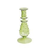 GlowCharm Pastellglas Kerzenhalter | Dekorative Kerzenständer | Elegante Tischdeko
