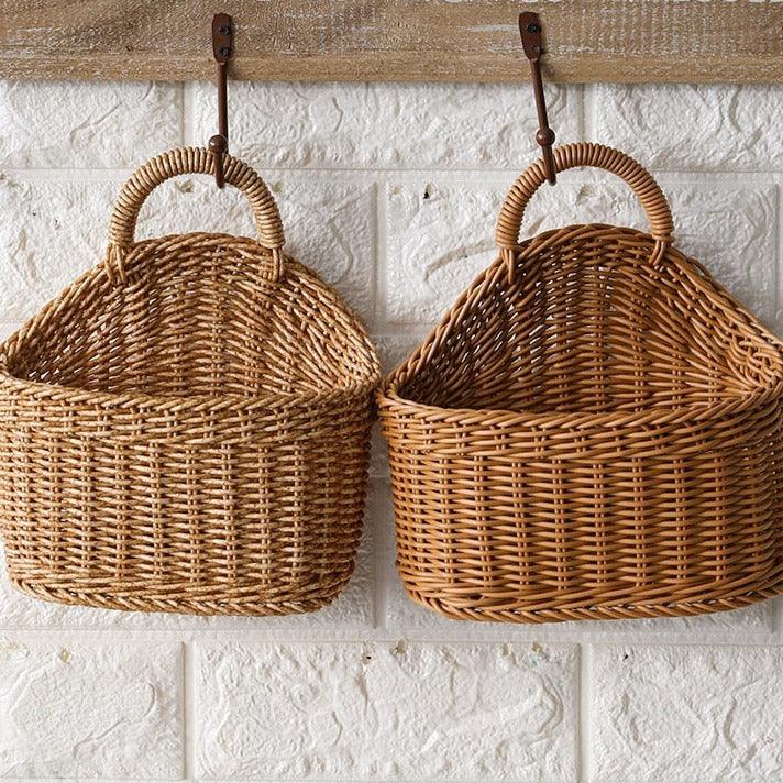 CottageBloom - Ländlicher Hängepflanzkorb | Vintage-Stil | Dekorative Eleganz