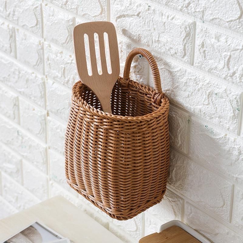CottageBloom - Ländlicher Hängepflanzkorb | Vintage-Stil | Dekorative Eleganz
